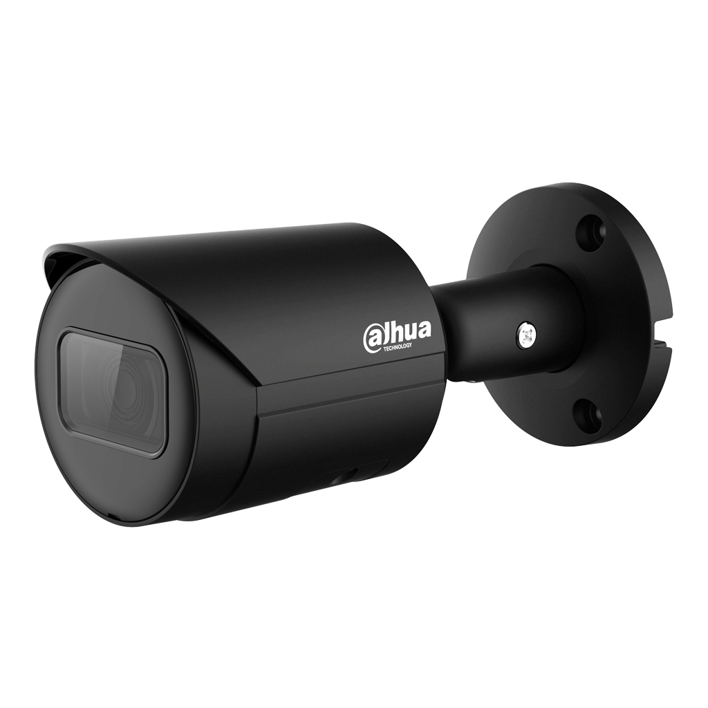 Tubular IP H265 2M DN dWDR Starlight IVS 3DNR IR30m 3.6mm IP67 PoE Color Negro