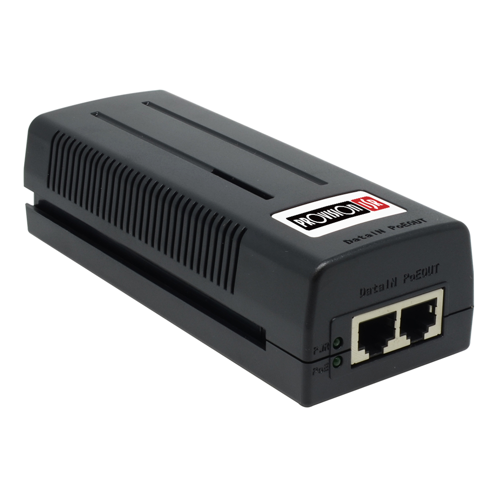 1 Ch 60W Hi-PoE Ethernet Injector