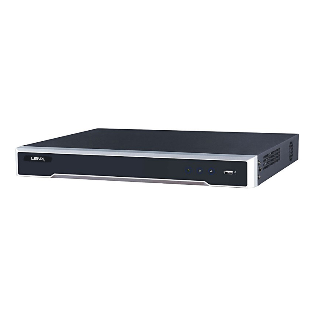 NVR 16ch 160Mbps H265 4K-HDMI 2HDD 16PoE