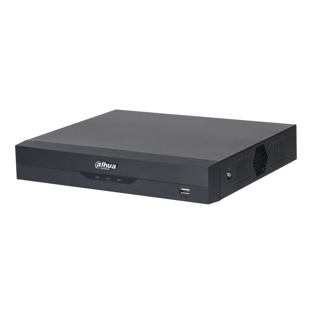 NVR 16ch 144Mbps H265 HDMI 1HDD AI