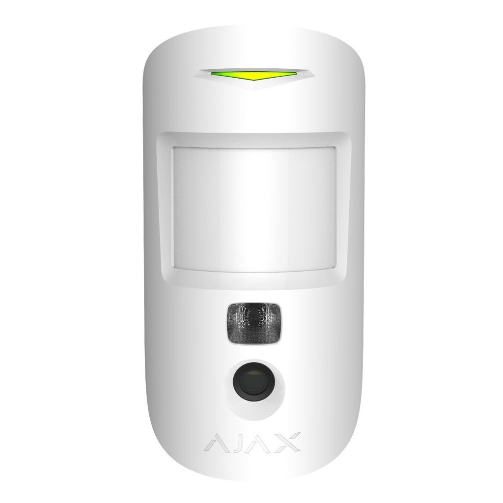 Ajax MotionCam PhOD. PIRCAM  inalámbrico con petición de imágenes. Color blanco