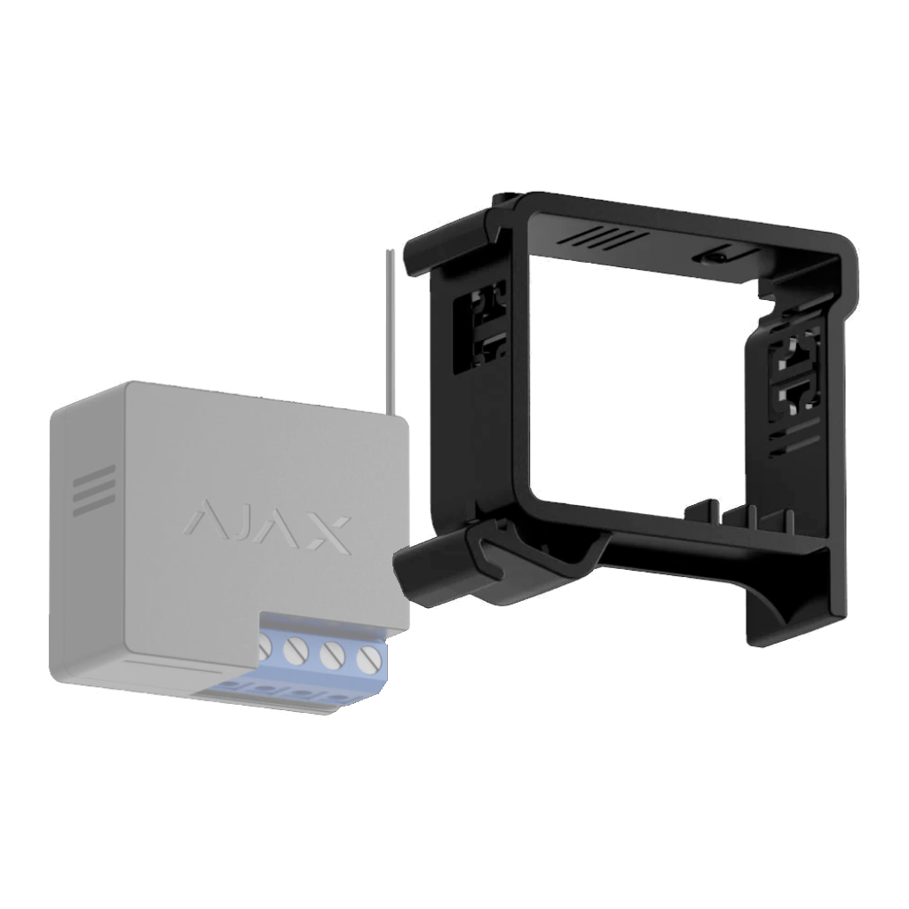 Ajax DIN Holder. Soporte para fijar un Relay o un WallSwitch en un carril DIN