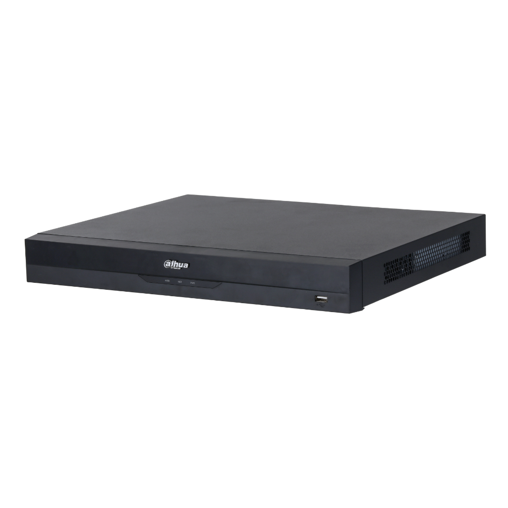 NVR 8ch 256Mbps H265 HDMI 8PoE 2HDD E/S AI