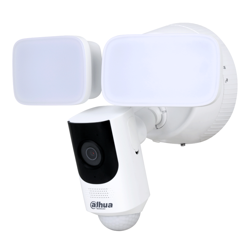 Cámara IP H265 4M con doble foco reflector de 30m + IR10m y sirena 2.8mm IP65 MIC E/S PIR WiFi