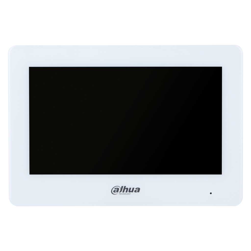 Monitor interior 7" híbrido WiFi / 2-hilos de superficie para Videoportero IP táctil SD 8E/1S alarma blanco