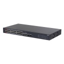 Switch PoE 24 puertos 10/100 + 2 Combo Gigabit RJ45/SFP Uplink 375W Manejable en Cloud Layer2