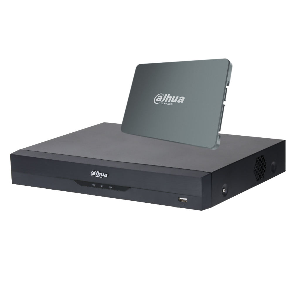 DVR 5EN1 H265 8ch 5M@6ips +4IP 6MP 1HDMI 1HDD E/S AI con SSD-V800S1TB