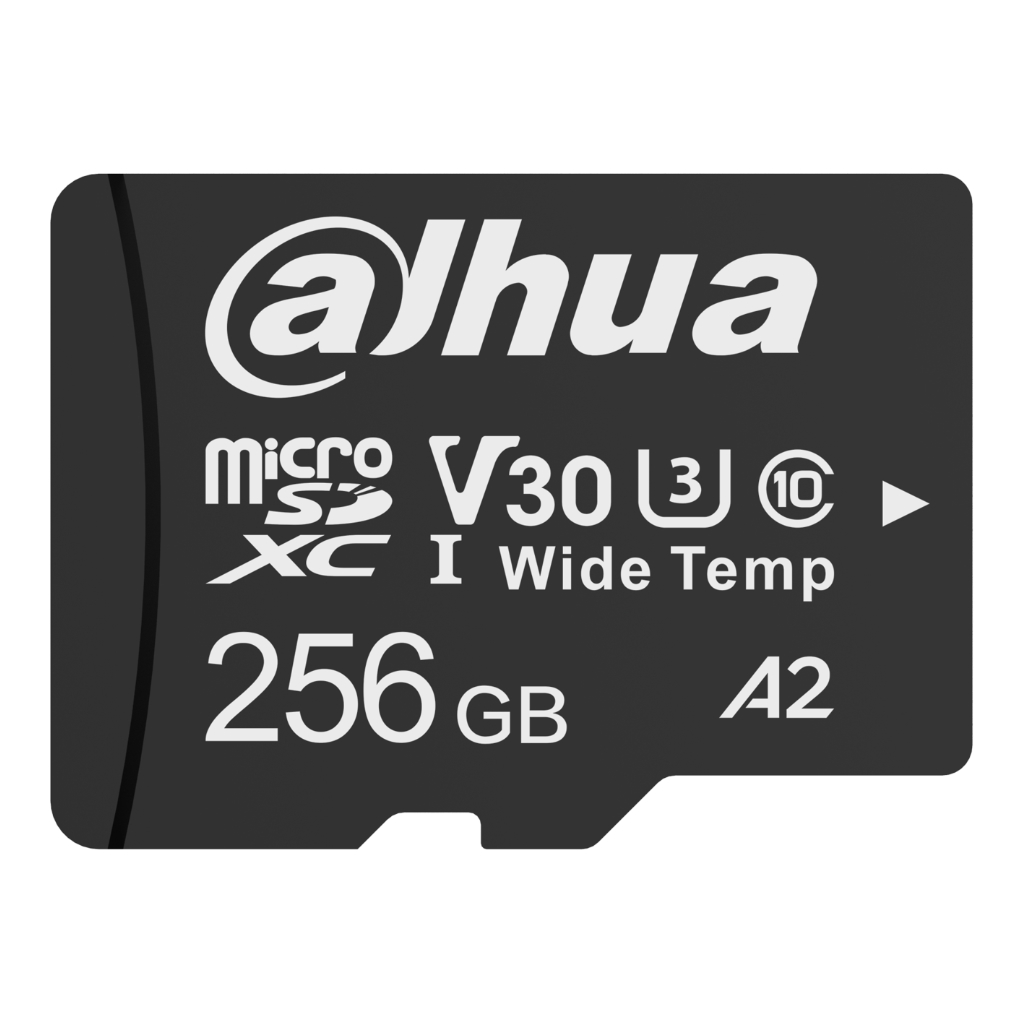 Tarjeta Micro SD 256GB UHS-I Series W100 de amplia temperatura