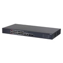 Switch PoE 16 puertos Gigabit + 2 Uplink Gigabit RJ45 + 2SFP Gigabit 135W Manejable en Cloud Layer2