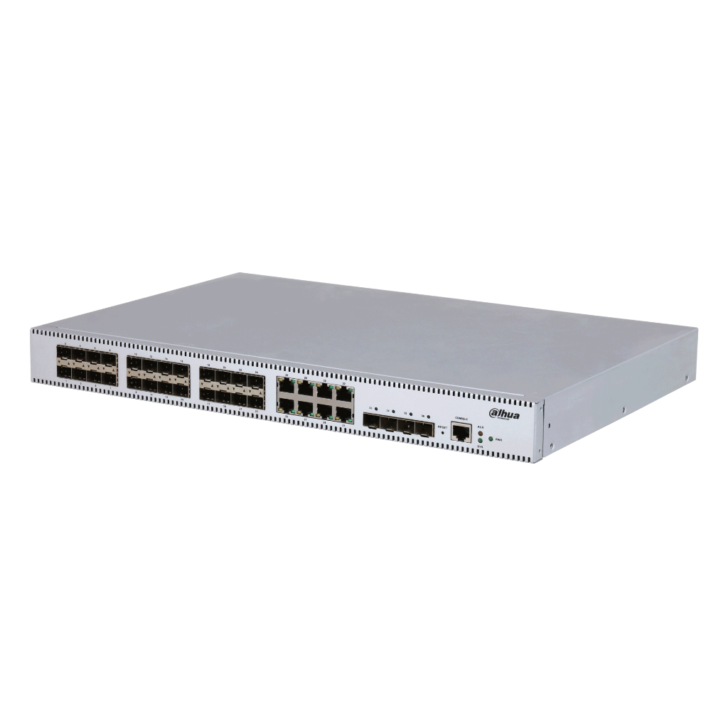 Switch 24 puertos Gigabit + 8 Uplink Gigabit SFP + 4 Uplink SFP+ 10Gbps Manejable en Cloud Layer2