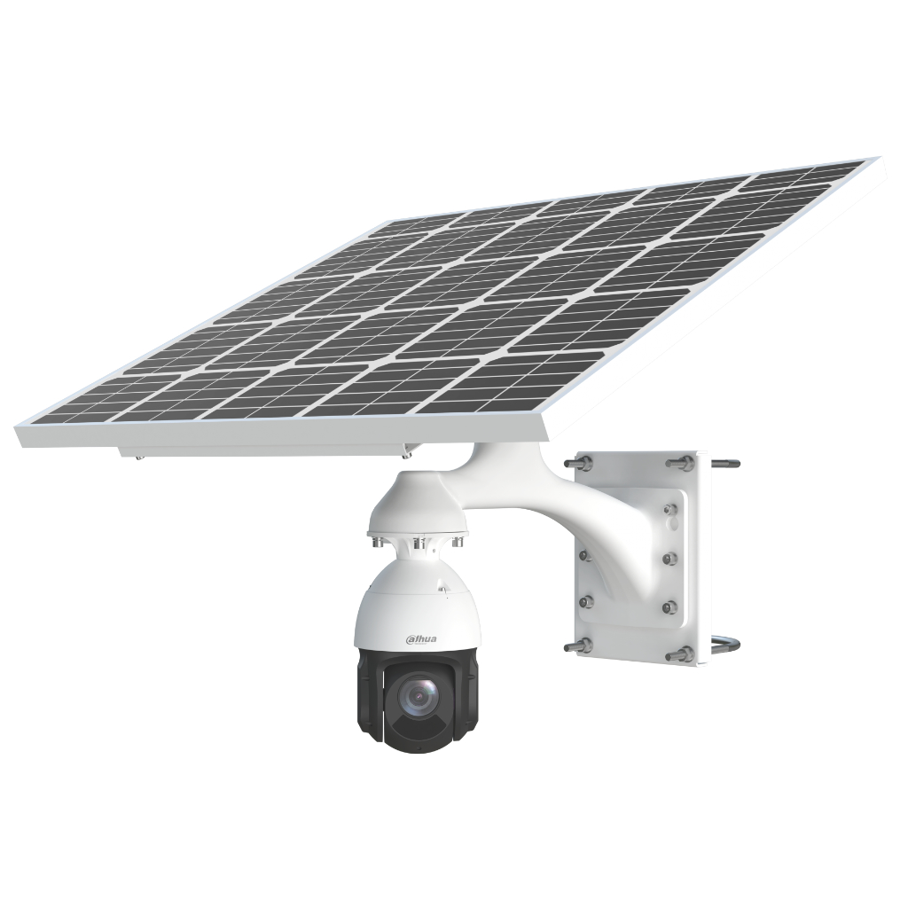 KIT de Sistema integrado de energía solar para vigilancia (sin batería de litio). Sistema de energía solar + Cámara IP PTZ 4G