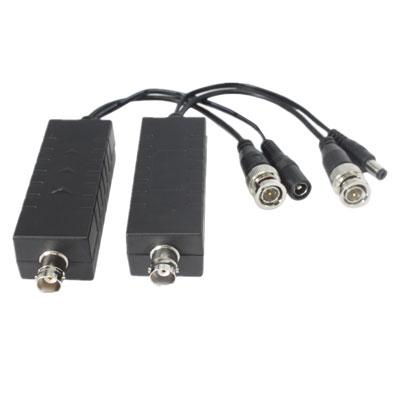 Kit convertisseur POC sur vidéo coaxiale + alimentation pour HDCVI / TVI / AHD DC24-36V (2 pcs)