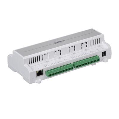 Controladora 4 Puertas / 1 Dirección para Carril DIN IP Wiegand RS-485