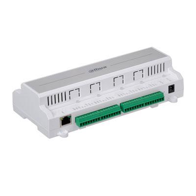 Controladora 2 Puertas / 2 Direcciones para Carril DIN IP Wiegand RS-485