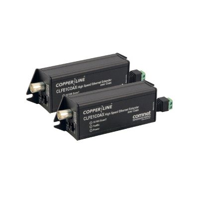 Extension Ethernet sur câble coaxial avec pack PoE d'intercommunication