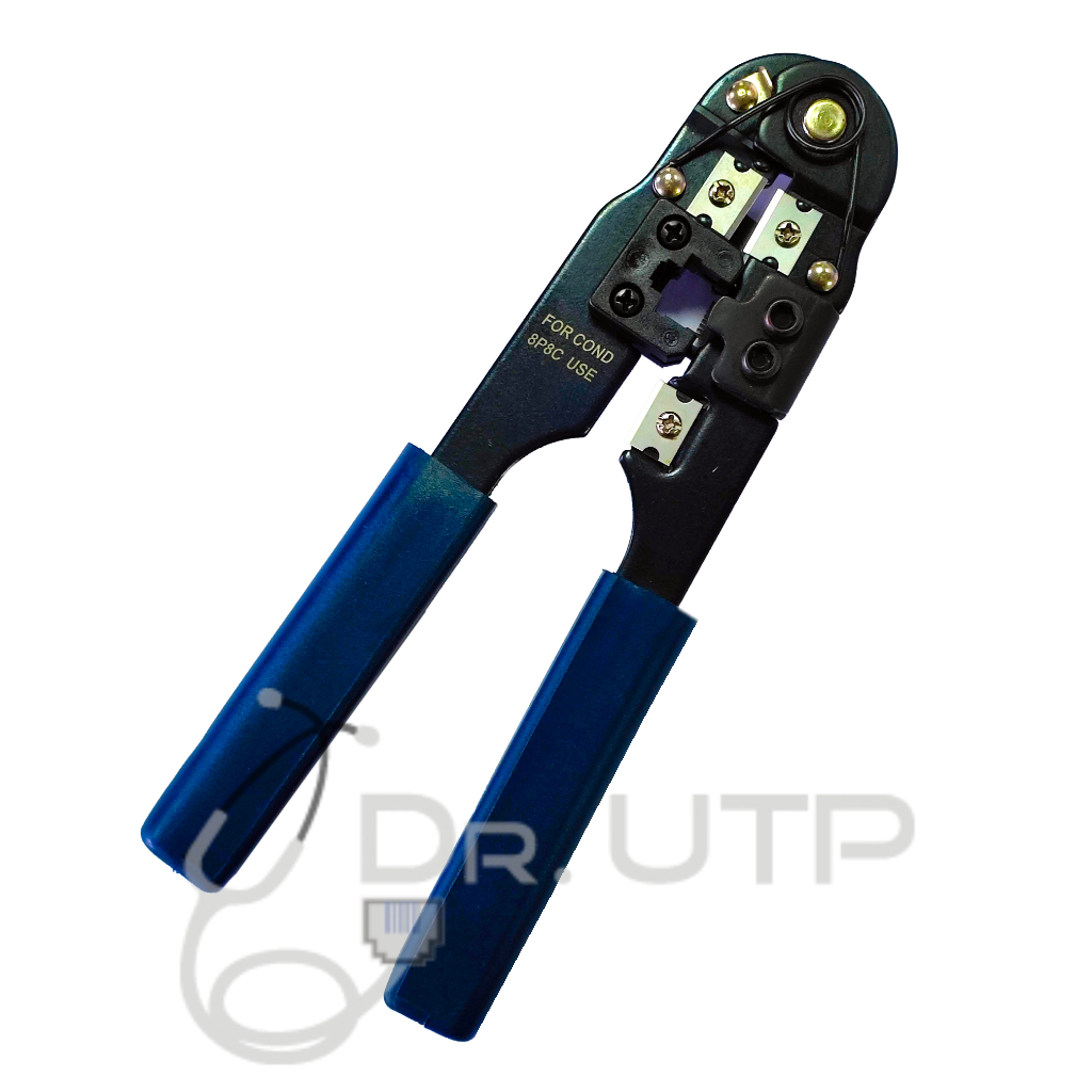 Tenaza metálica de crimpar para conectores RJ45/8P RJ11/6P RJ12