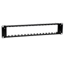 Soporte Rack 19" 2U para instalación de 16 dispositivos