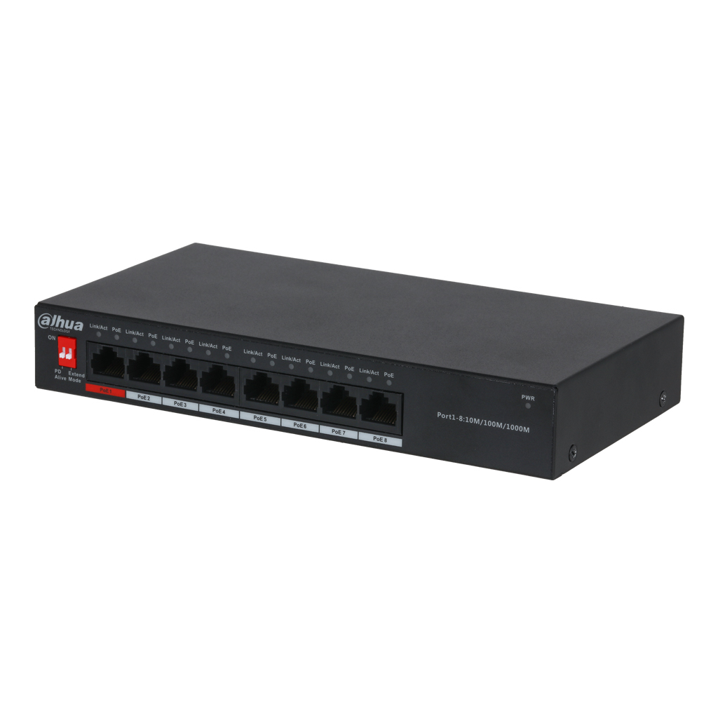 Switch PoE 2.0 8 puertos Gigabit 96W No_Manejable Layer2