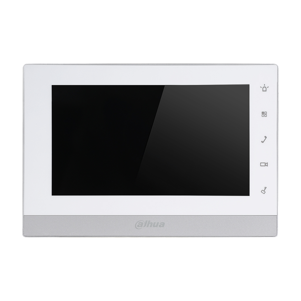 Monitor Interior 7" de Superficie para Videoportero 2-hilos SD 6E 1S Alarma Blanco