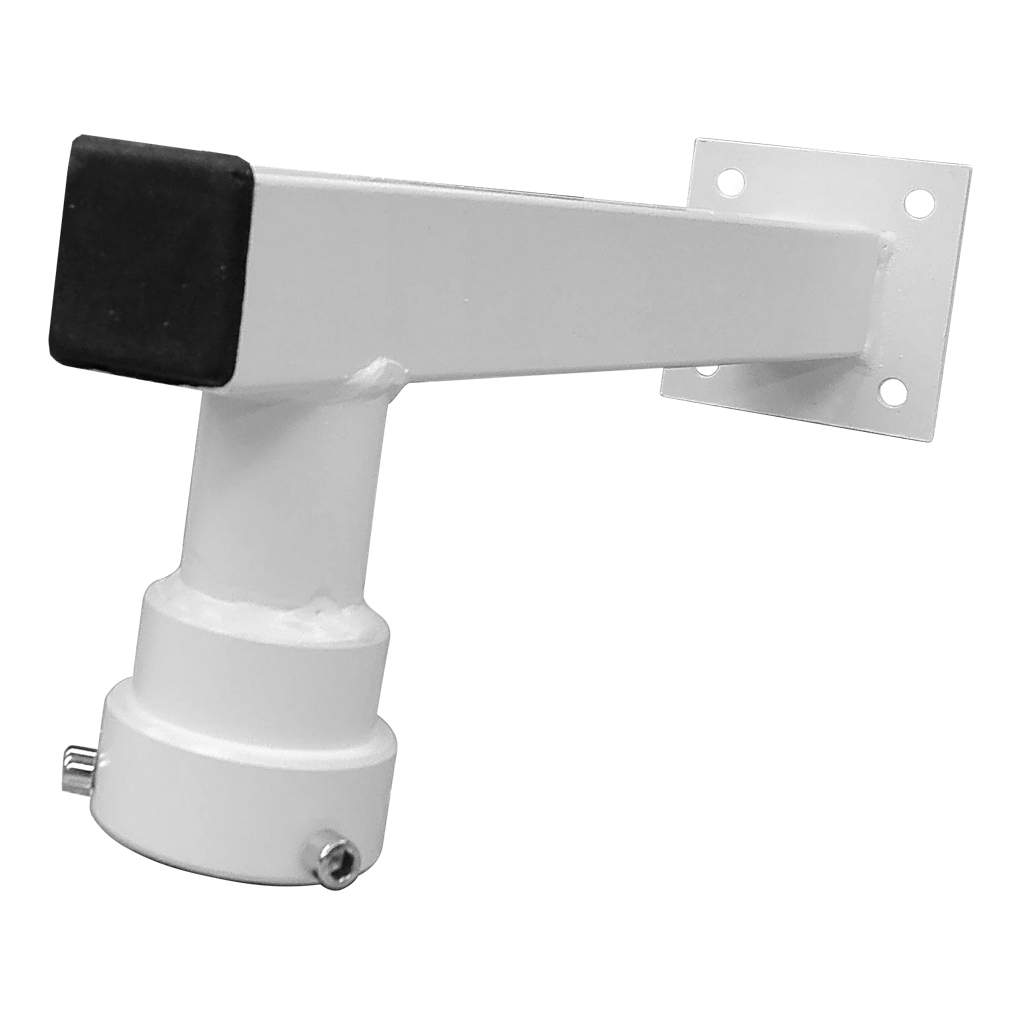 [BACULO-BRAZO-PTZ-350-BLANCO] Soporte de 350mm para instalación de camara speed dome en báculo de 3.5 o 4.5m de color blanco