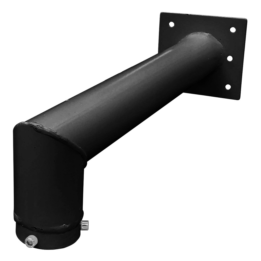 [BACULO-BRAZO-PTZ-500-NEGRO] Soporte de 500mm para instalación de camara speed dome en báculo de 6m de color negro