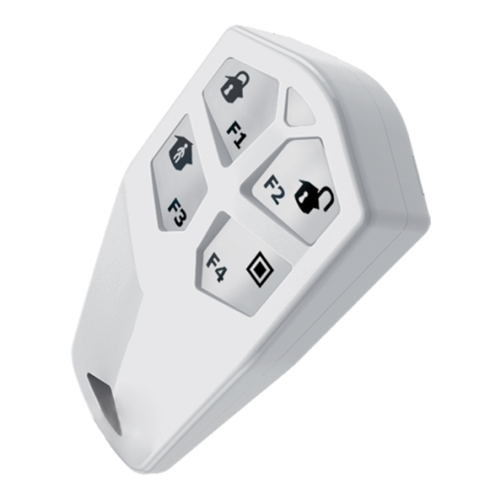 [AIR2-KFERGO-WH] Mando 4 botones config. Diseño ergonómico. Bidirec. 6 leds. Color Blanco. Requiere pila CR2032 (inc.) G2