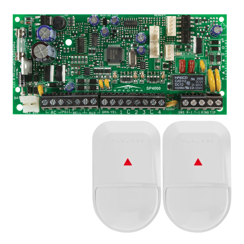 [SP4000-KIT] Placa Central SP4000 + 2 Detectores NV5. Grado2