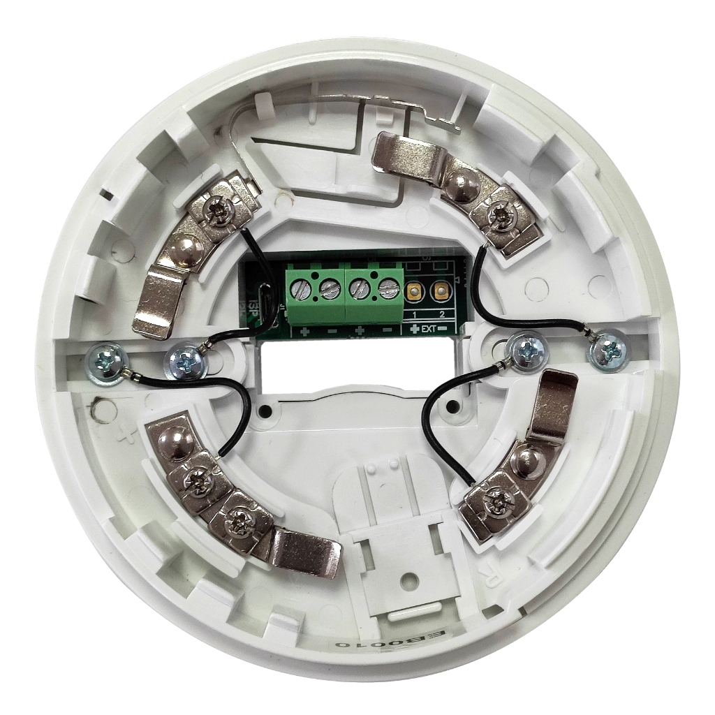 [ISB1030] Base blanca para detector con indicador acústico convencional y mensajes vocales