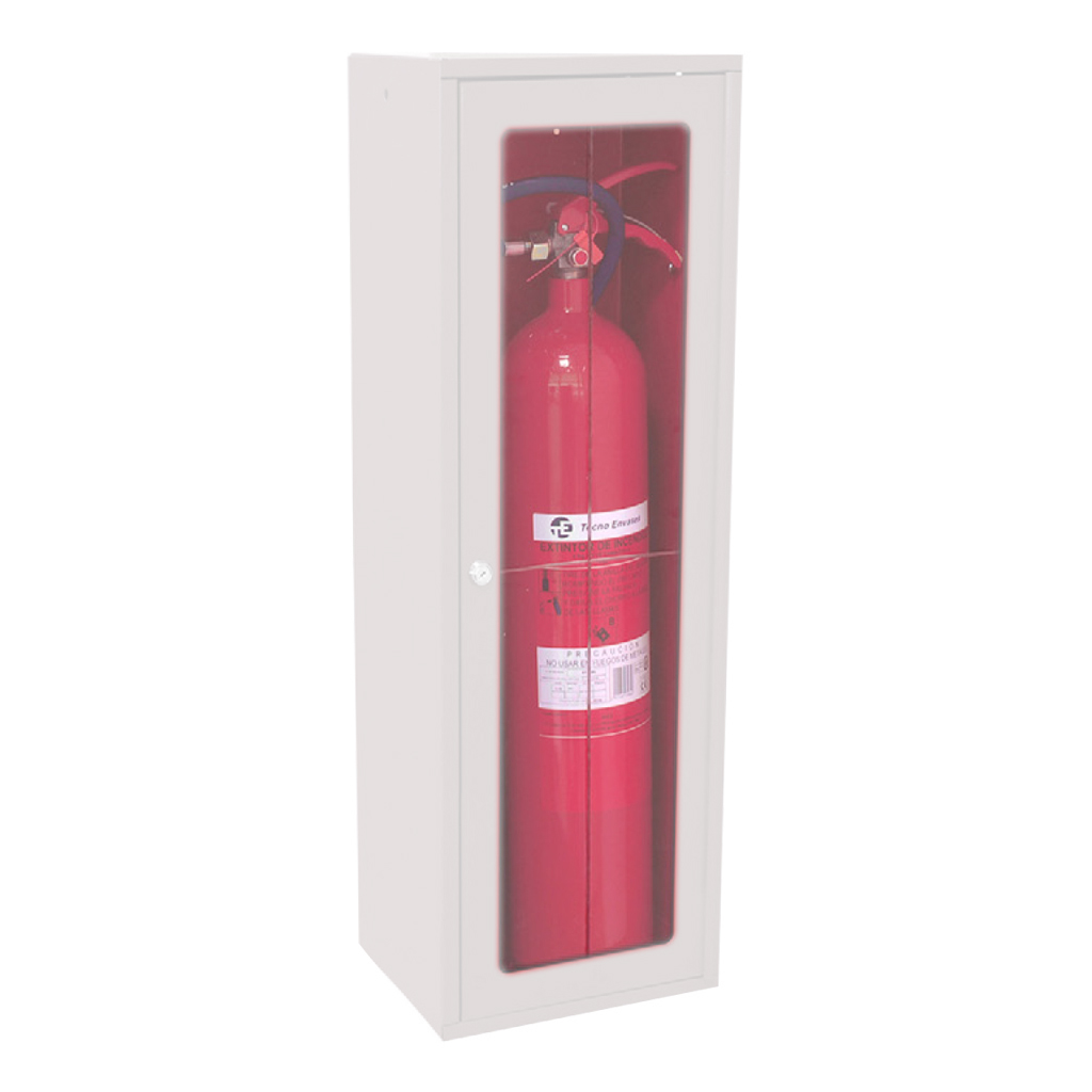 [M002690] Metacrilato para puerta pintada con cerradura de Armario extintor CO2 5Kg M000297