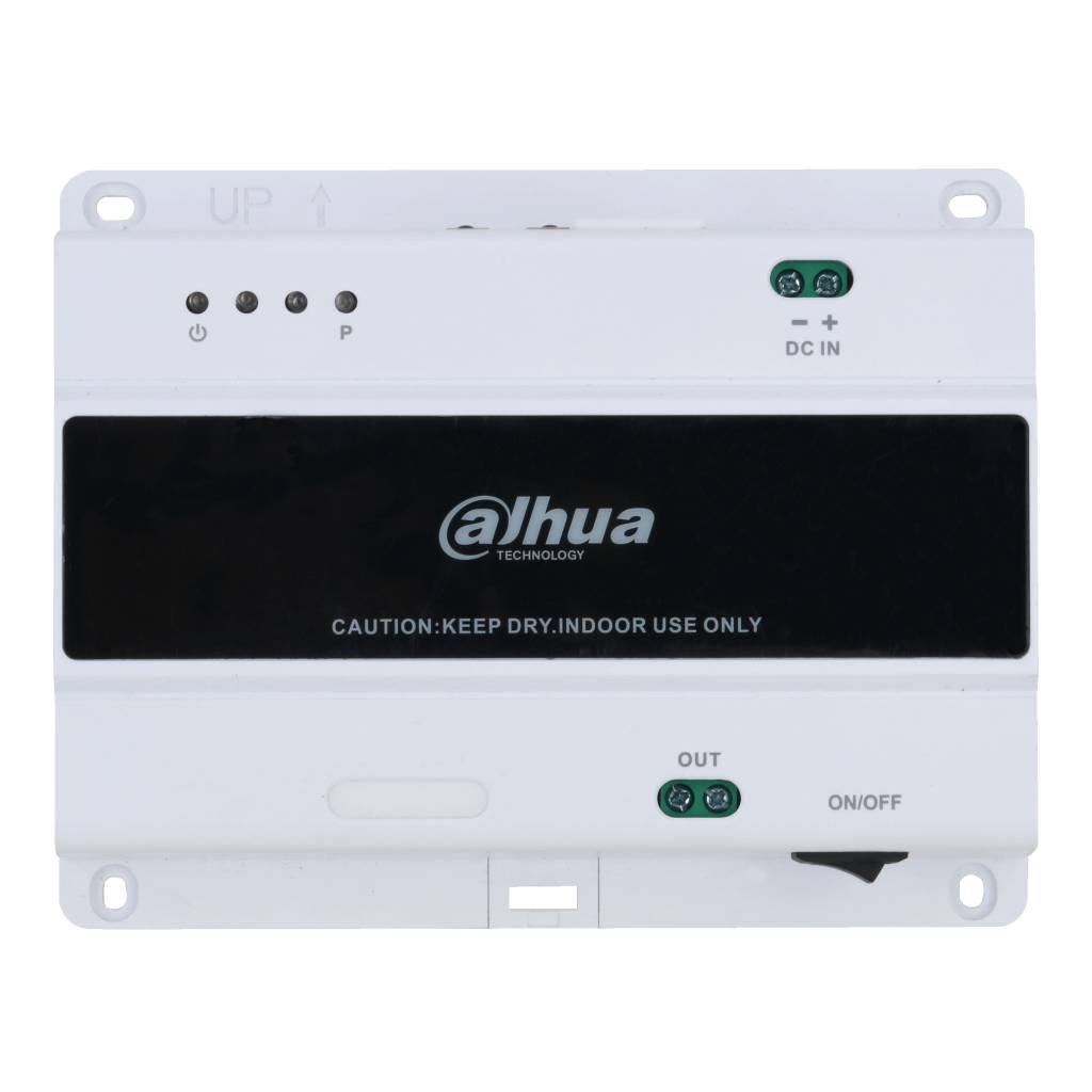 [VTNS1001B-2-A] Switch 1 puerto 2-hilos para VTO Dahua, 48Vdc incluye fuente