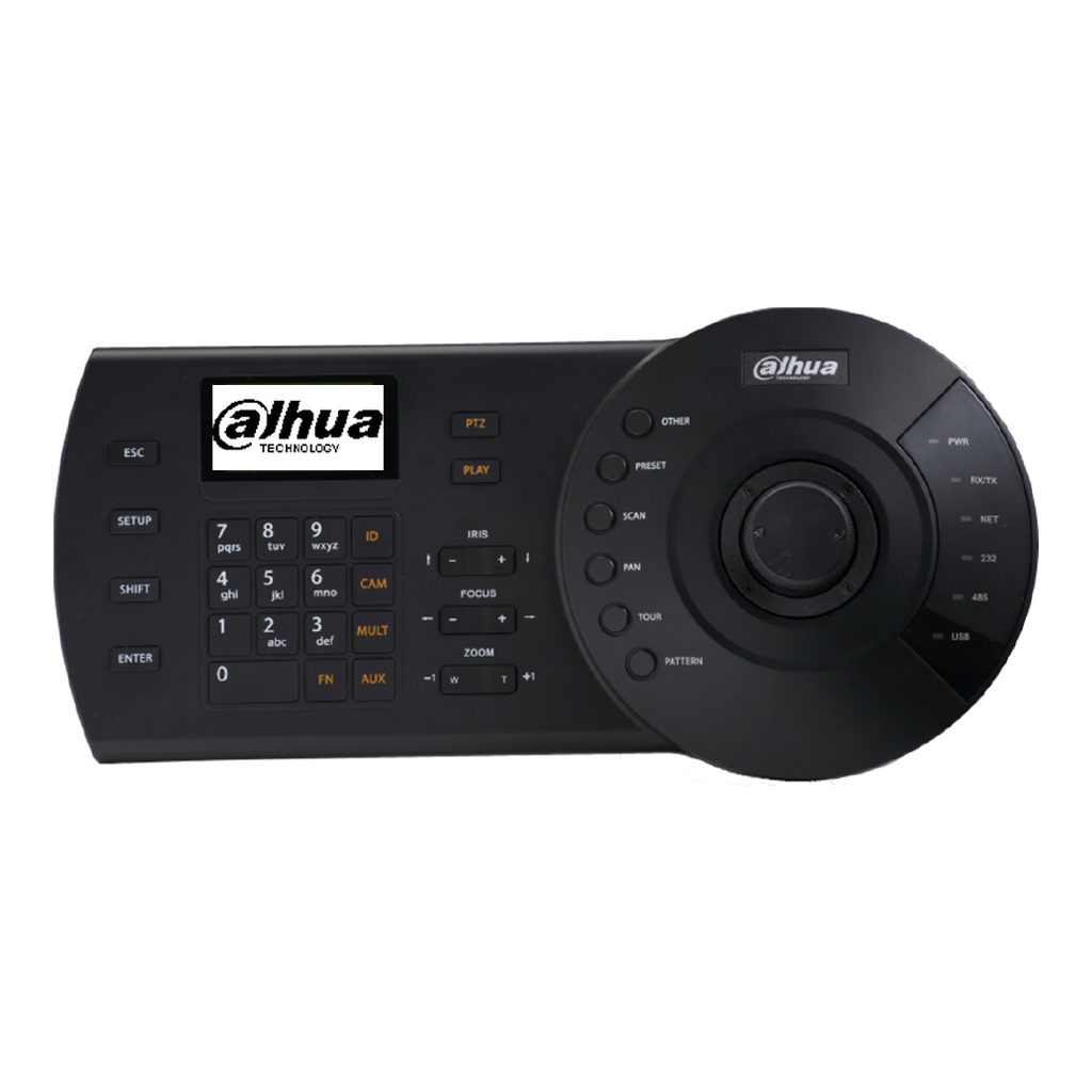 [NKB1000-E] Teclado IP RS485/RS422/USB/RS232 para control PTZ DVR NVR 3 Ejes 12Vdc