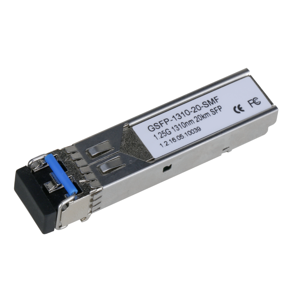 [GSFP-1310-20-SMF] SFP Monomodo SM LC 1Gbps 20km envío 1310nm / recepción 1310nm. Doble fibra