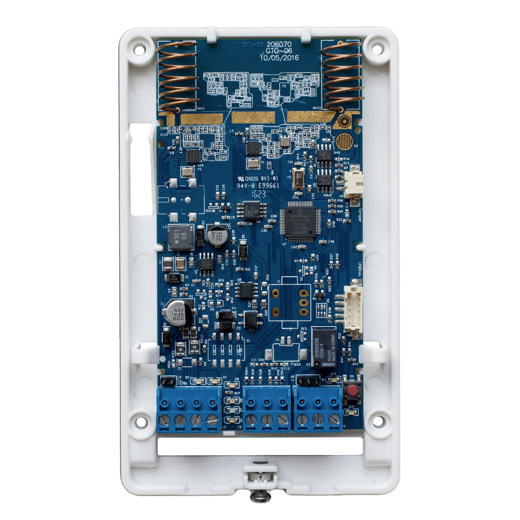 [ATS1236] DGP Receptor inalámbrico de 32 zonas Módulo receptor con 32 zonas vía radio más 2 zonas cableadas y una salida de relé programable