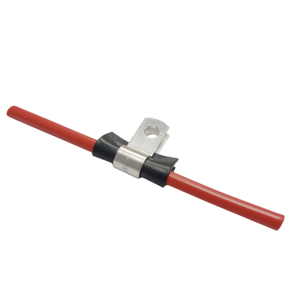 [ACA-CP-100] Accesorio cable sensor. Clip en forma de "P" fabricado en aluminio. 100ud