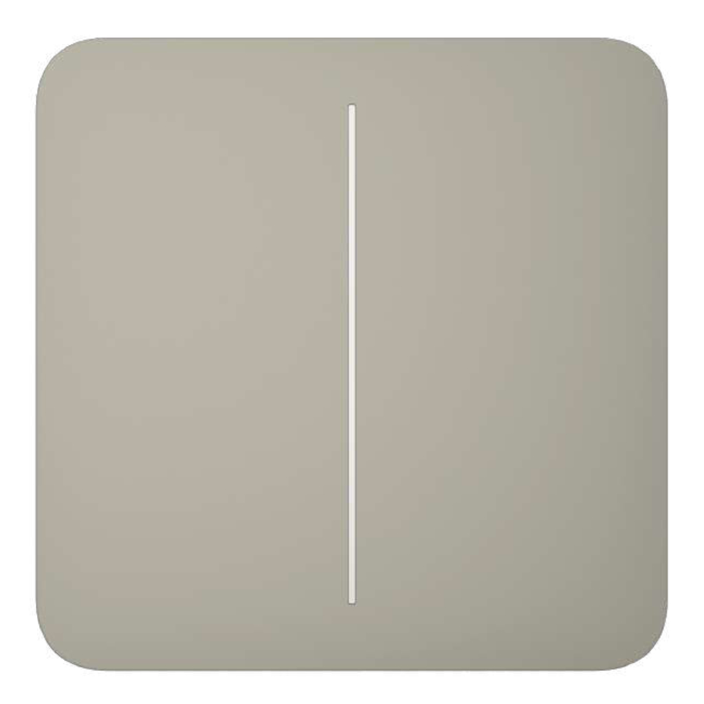 Ajax LightSwitch SoloButton 2-gang. Pulsador Doble. Color Oliva | IBD ...