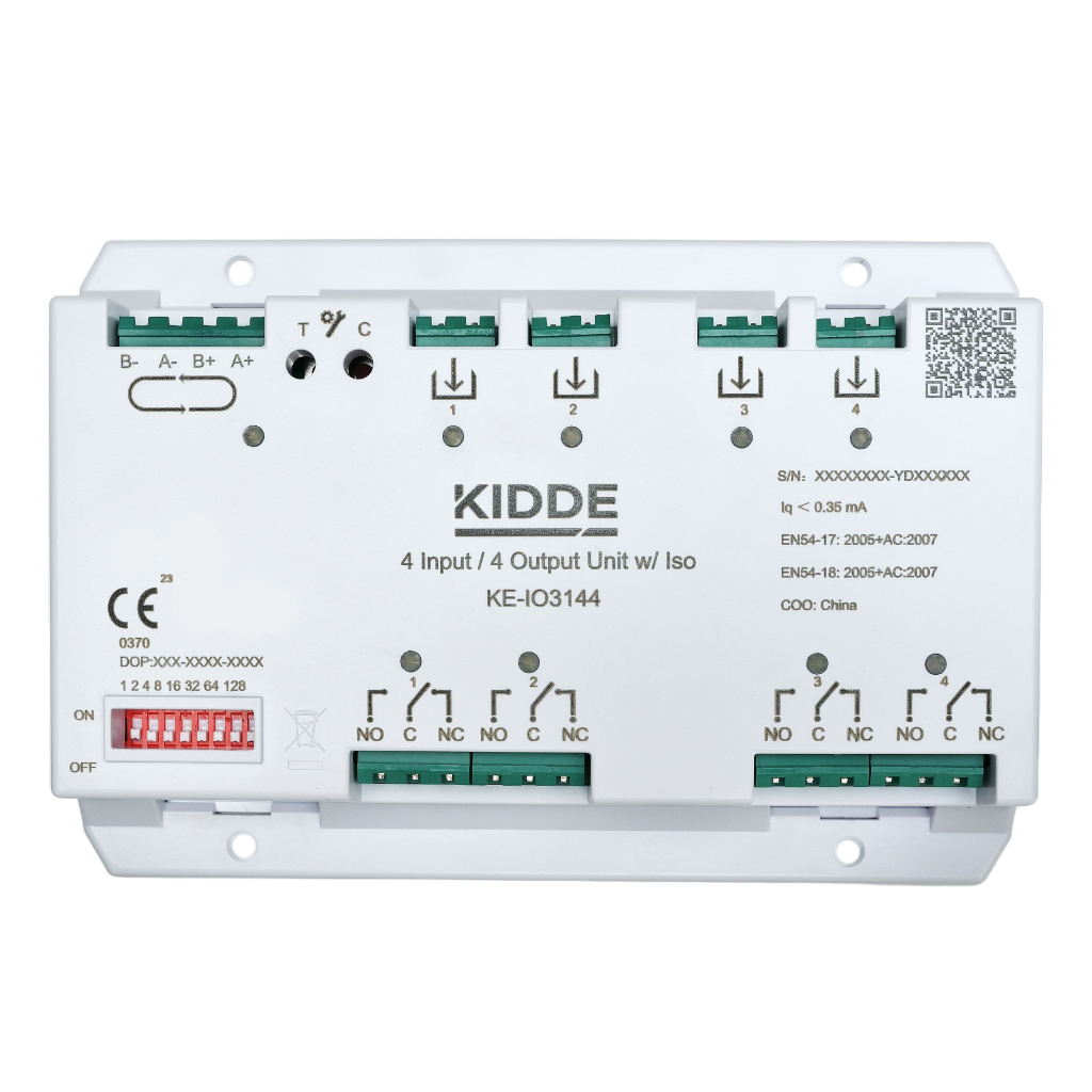 [KE-IO3144] Unidad inteligente analogica de 4 entradas/4 salidas con aislador