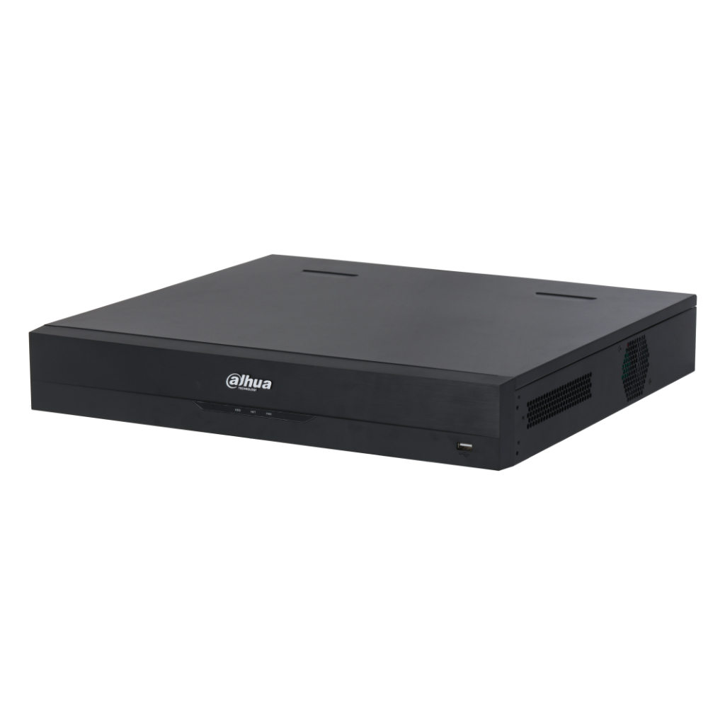 [NVR5424-24P-EI] NVR 24ch 384Mbps H265 2xHDMI 24PoE 4HDD E/S AI