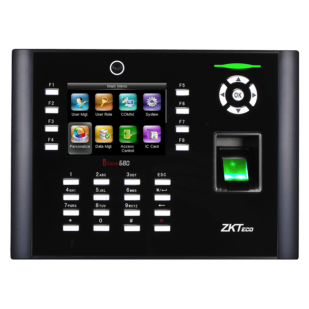 [TA-ICLOCK-680ZMM-1] iClock 680 Terminal control presencia avanzado IP con Huella, Tarjeta EM, PIN