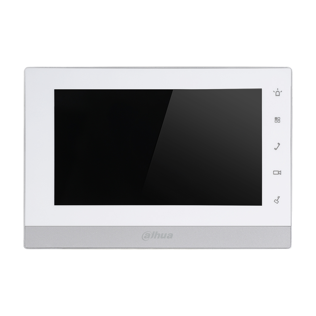 [VTH1550CHW-2-S1] Monitor Interior 7" de Superficie para Videoportero 2-hilos SD 6E 1S Alarma Blanco