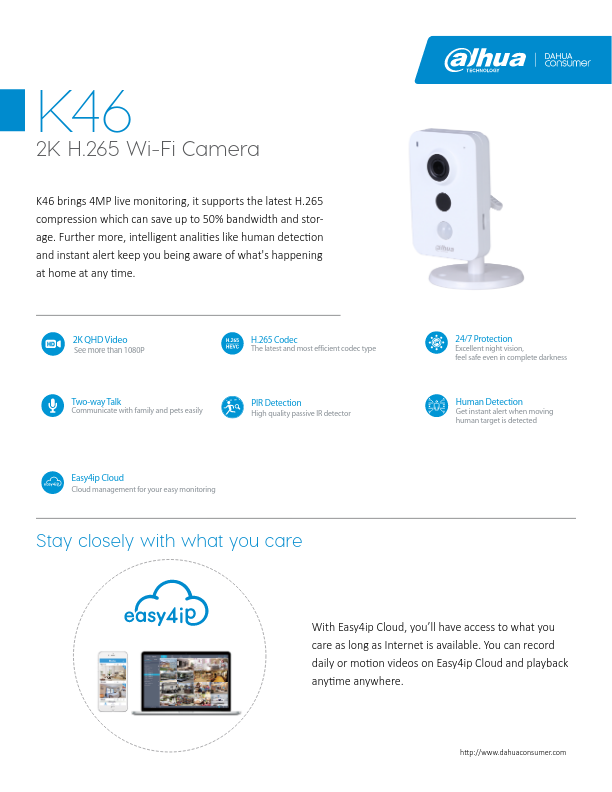IPC-K46 - Ficha Técnica Dahua