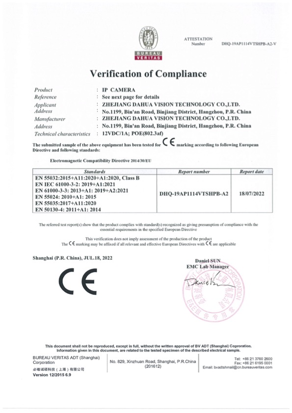 IPC-HDW5xxxTM(-AS)(-LED) - Certificado CE