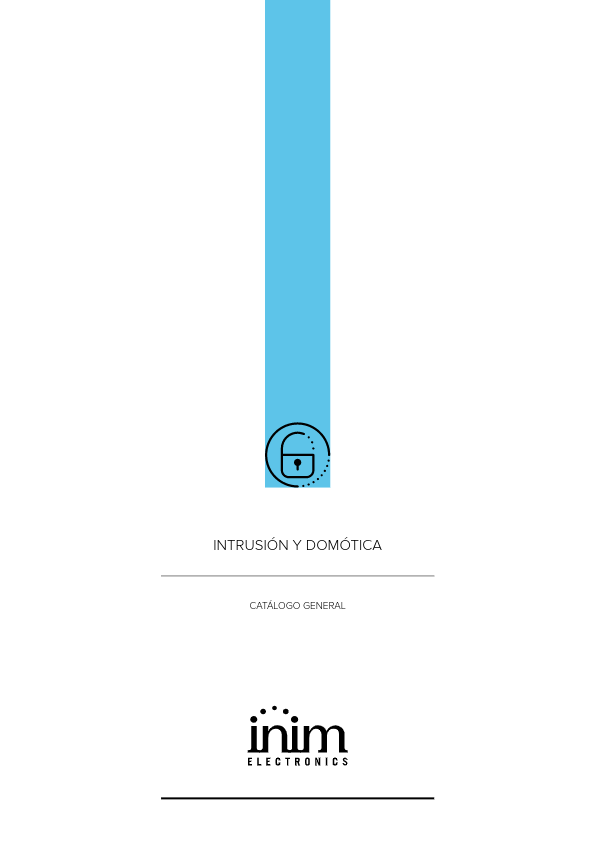 Cátalogo INIM Intrusión y Domótica 2022