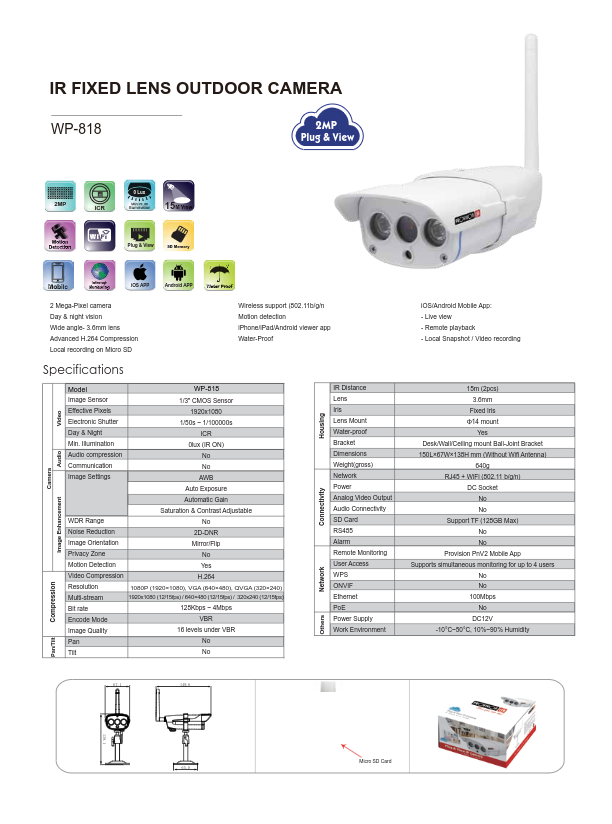 WP-818 - Ficha Técnica Provision