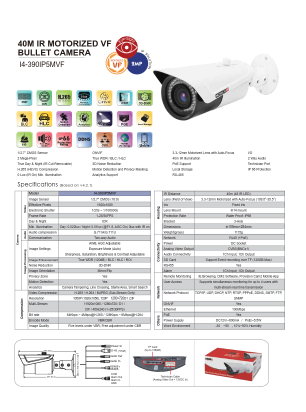 I4-390IP5MVF - Ficha Técnica Provision