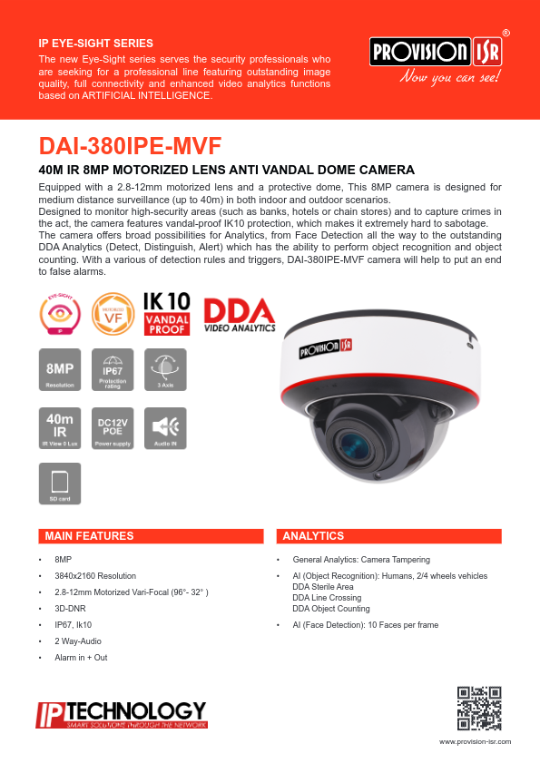 DAI-380IPE-MVF - Ficha Técnica Provision