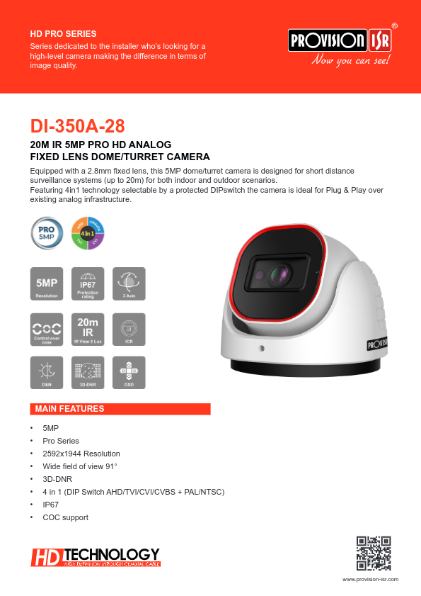 DI-350A-28 - Ficha Técnica Provision