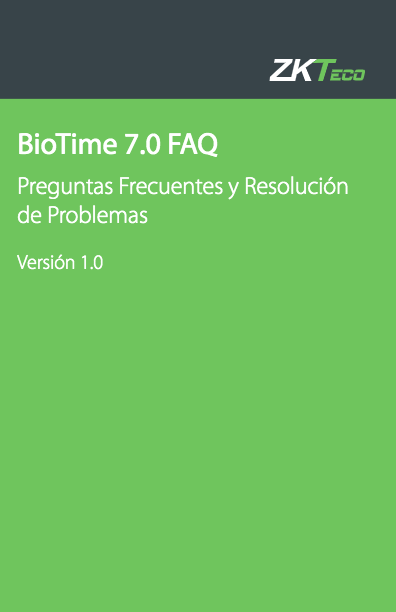 Questions fréquemment posées sur BioTime 7.0