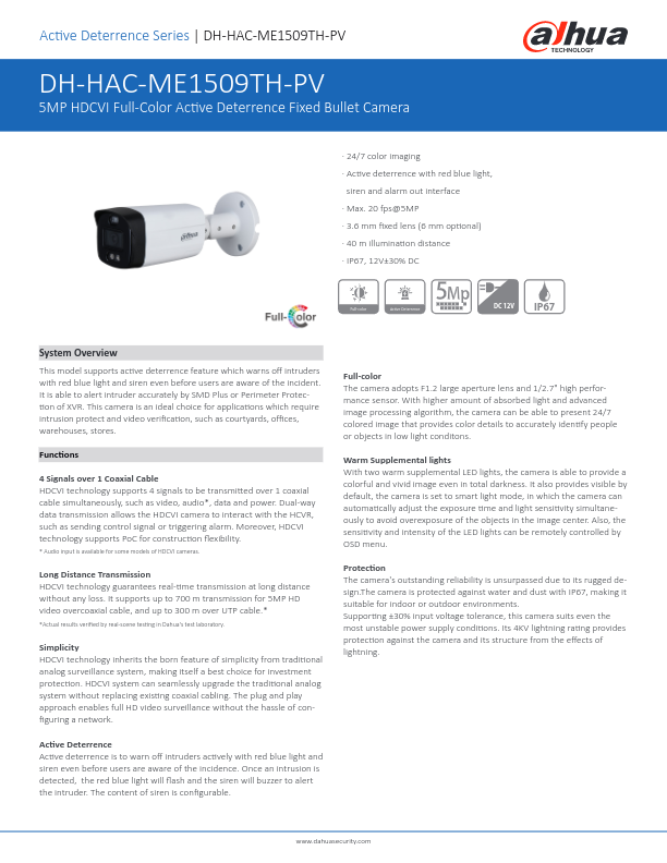 HAC-ME1509TH-PV -Ficha Técnica Dahua
