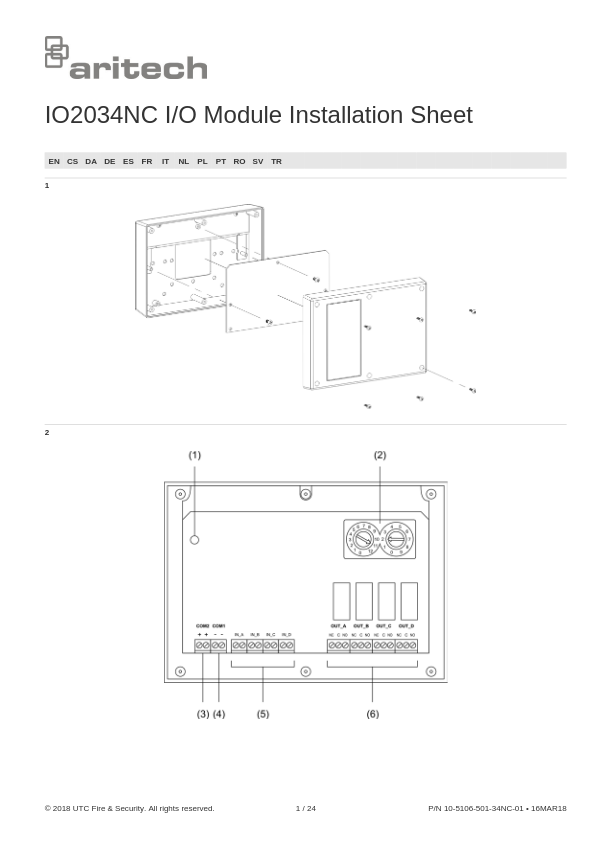 IO2034NC - Manual de Instalación