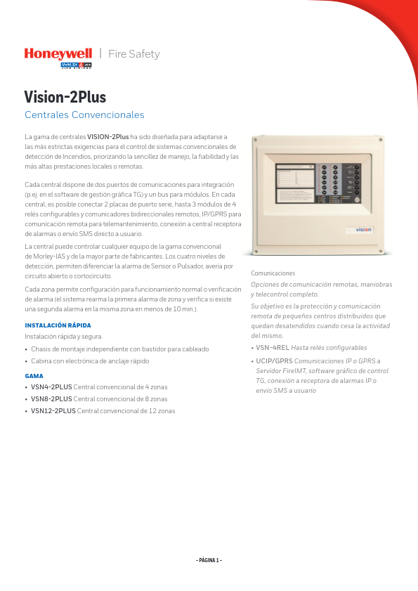 VSN-232 - Ficha Técnica Morley